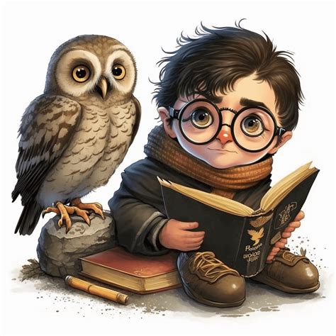 harry potter page clips|harry potter clip art owl.